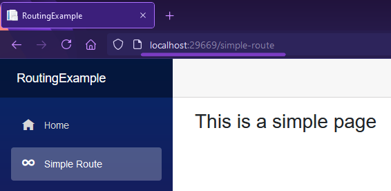 Blazor Server routing